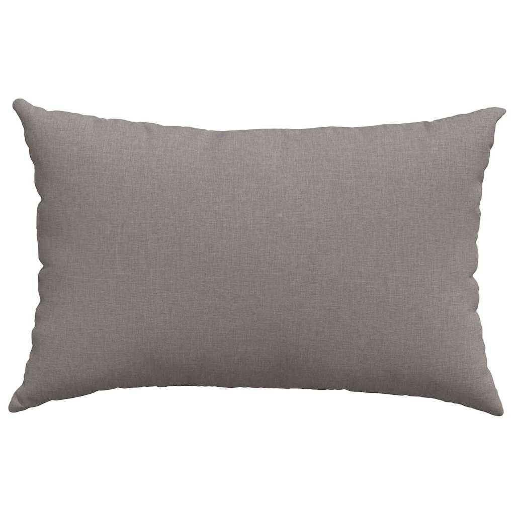Sofa Pillows 2 pcs Taupe 60 x 40 cm Fabric